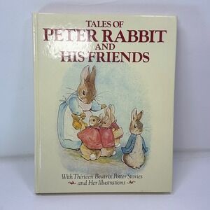 Tales of Peter Rabbit and His Friends Beatrix Potter Collection Book Hard Cover